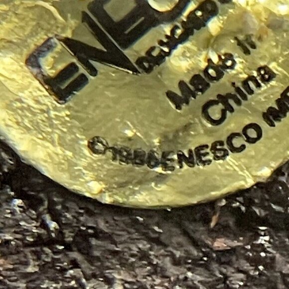 Vintage Enesco Owl Perched On Wood Figurine 1986 - Picture 15 of 16